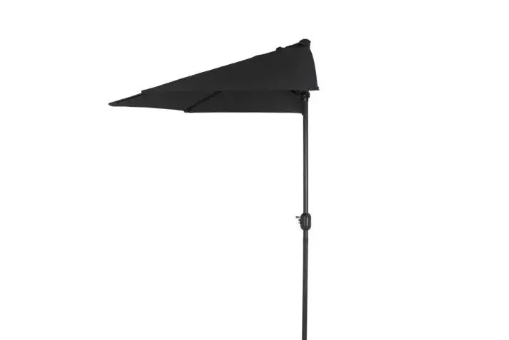 Parasol Athena Ø300cm zwart met beschermhoes