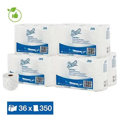Toiletpapier Scott Control 3-laags, set van 36 rollen
