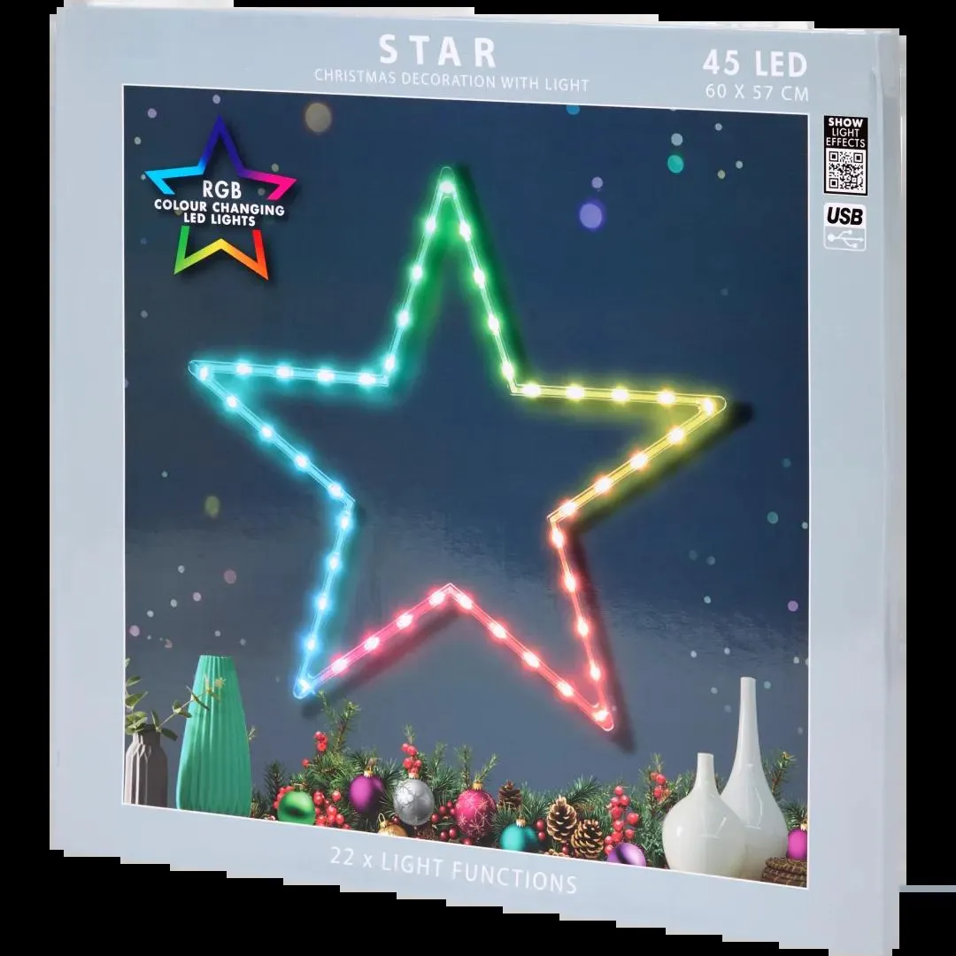 Multi-colour led-figuur