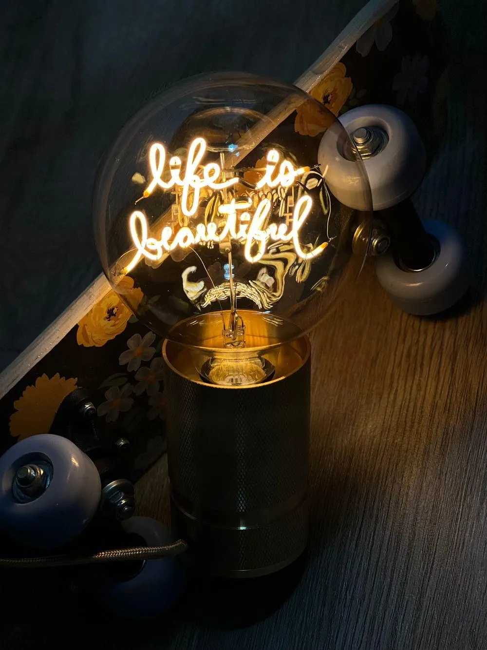 Lichtbron LIFE IS BEAUTIFUL - Amber