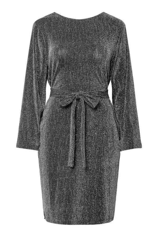 Vestido corto básico lazada