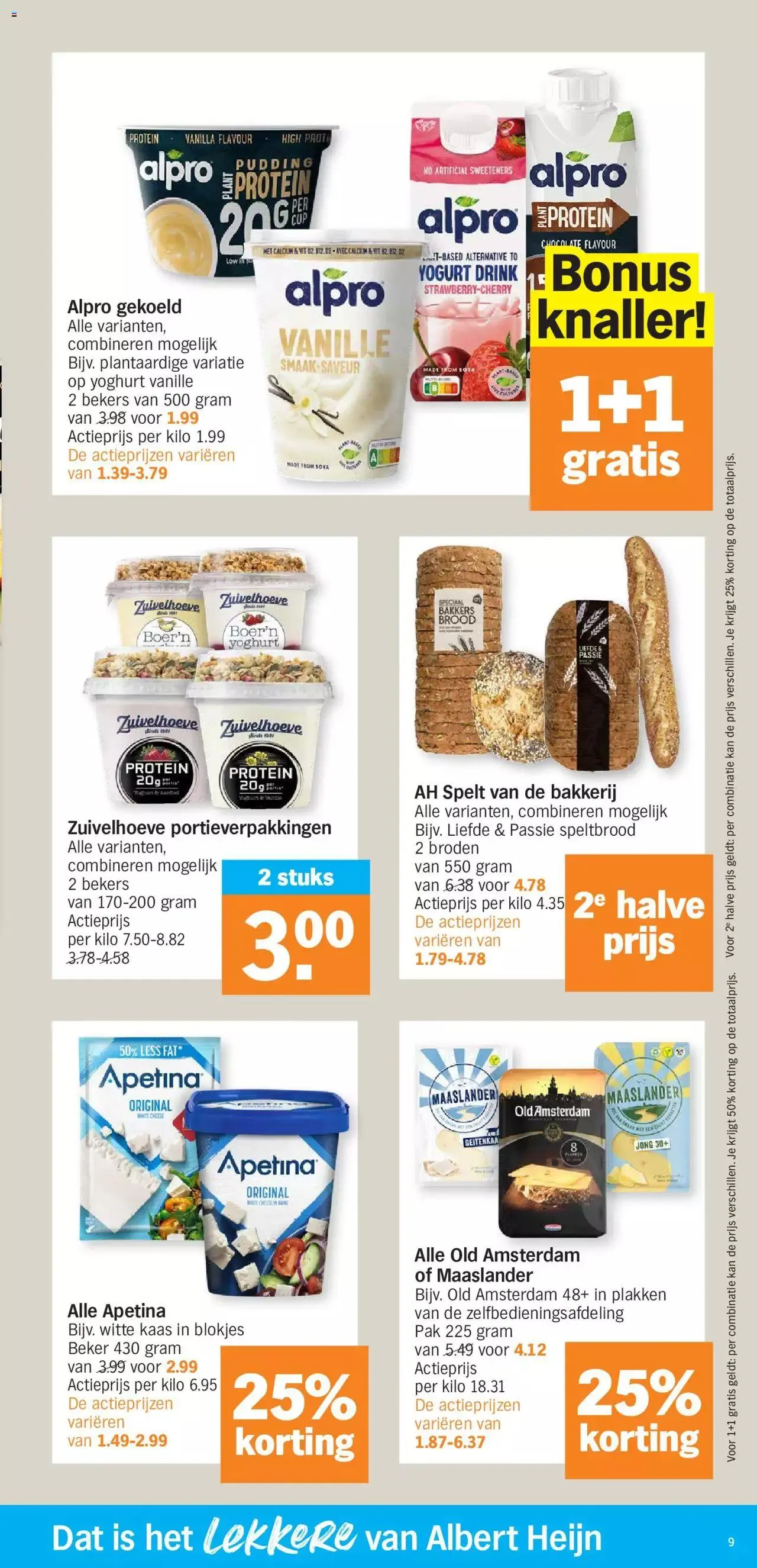 Albert Heijn folder week / de la semaine 37 van 17 september tot 31 december 2023 - folder pagina 9