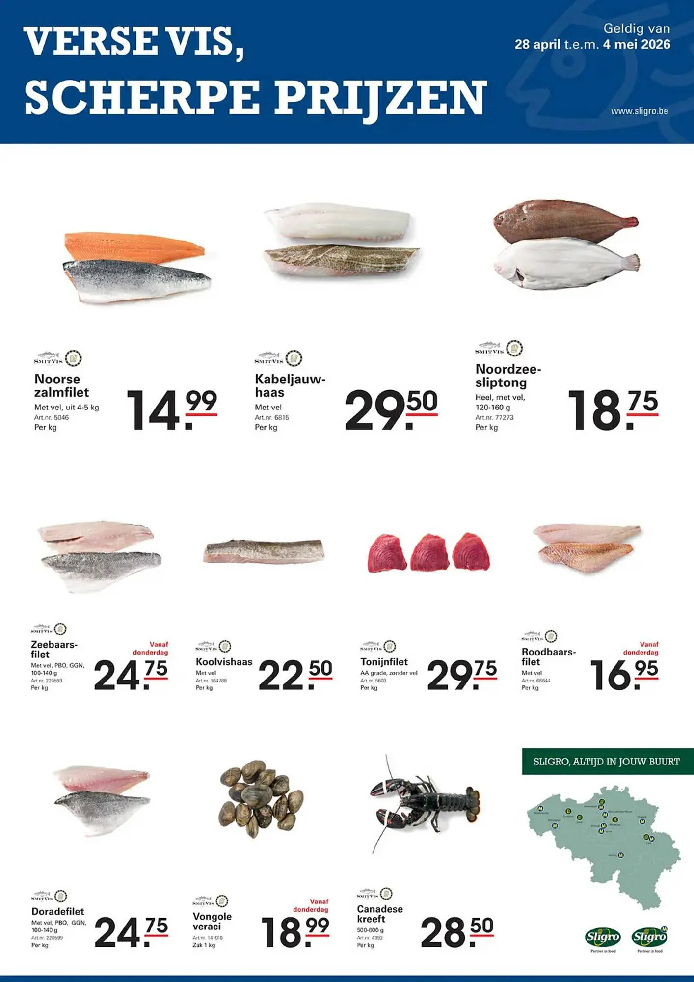 Sligro folder van 28 april tot 4 mei 2026 - folder pagina 1