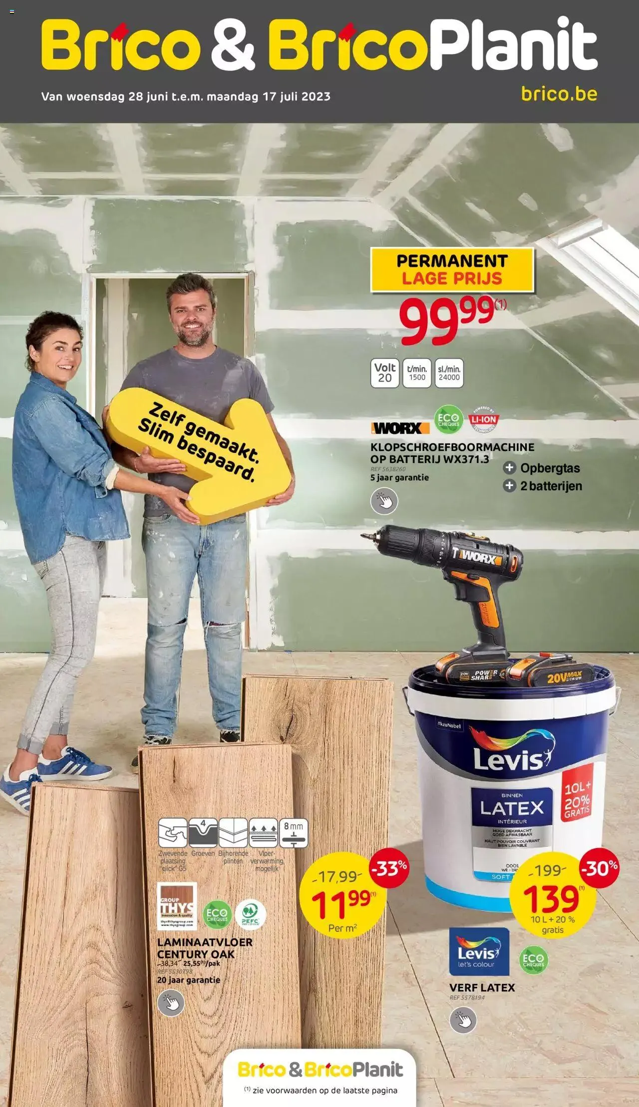 Brico folder van 17 juli tot 31 december 2023 - folder pagina 1