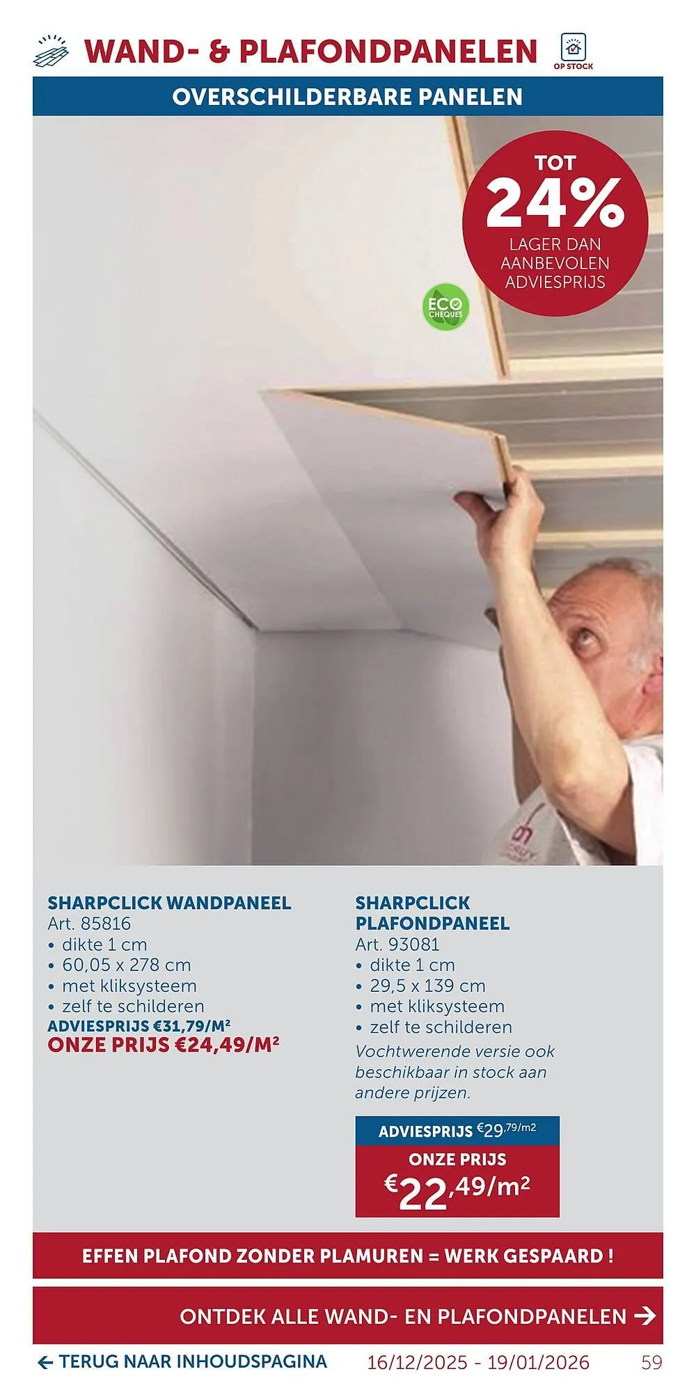 Zelfbouwmarkt folder van 15 december tot 19 januari 2026 - folder pagina 59