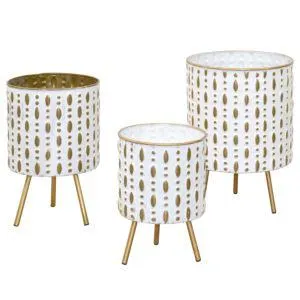 Set bloempotten Colmonell 3 delig