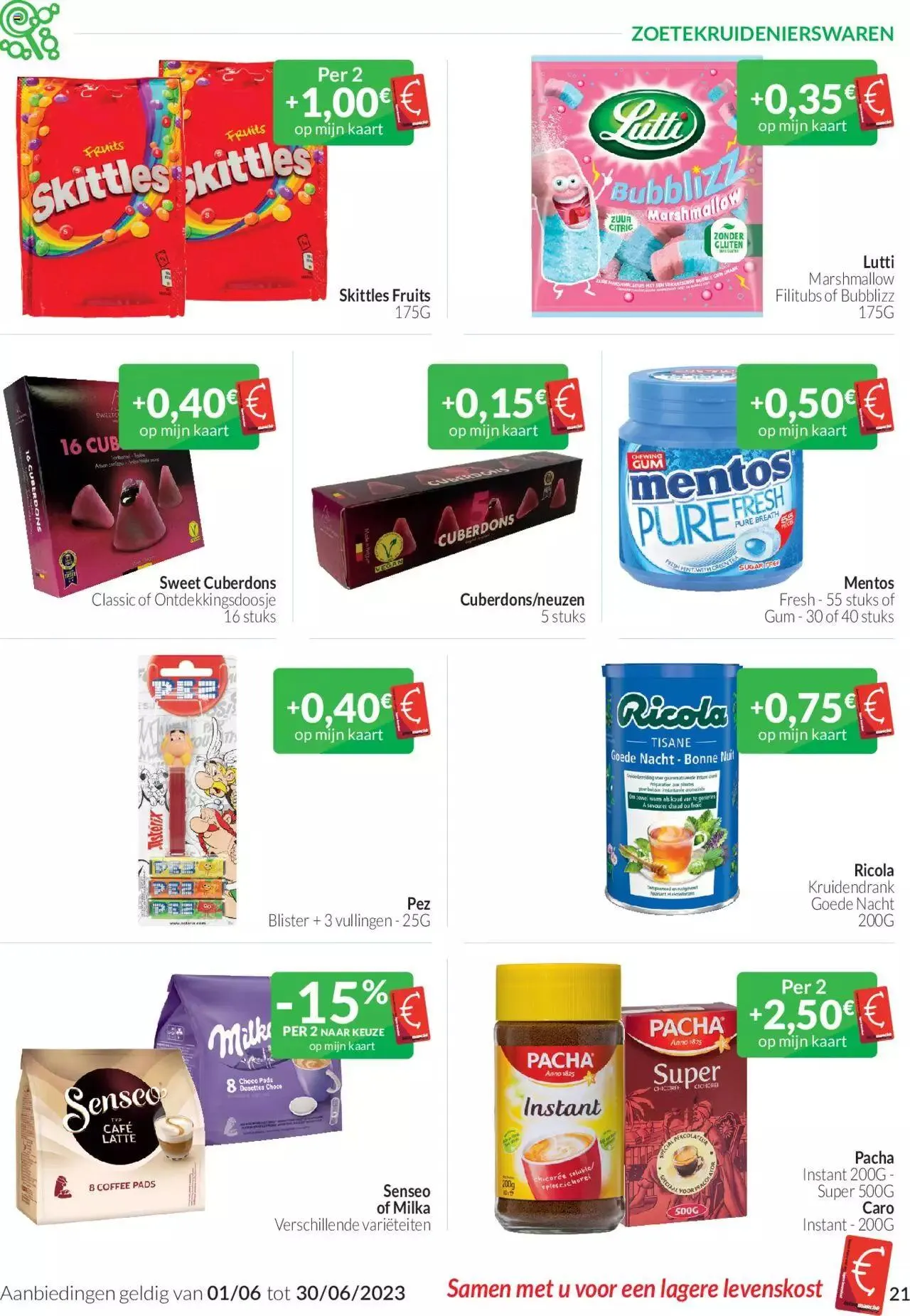 Intermarché De juniaanbiedingen met de Intermarché-kaart van 30 juni tot 31 december 2023 - folder pagina 21