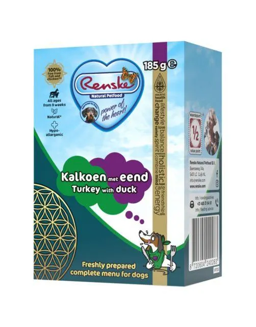 Renske Vers - Tetrapack 185 g - Hondenvoer