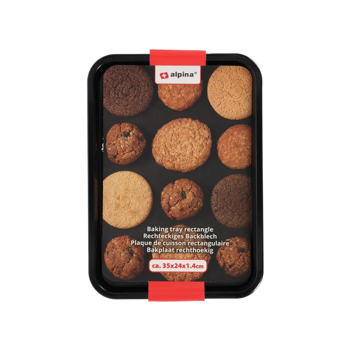 Bakplaat 35x24cm Alpina