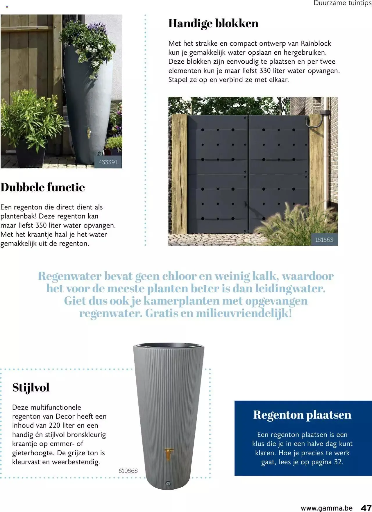 GAMMA tuinmagazine 2022 van 22 maart tot 31 december 2023 - folder pagina 47