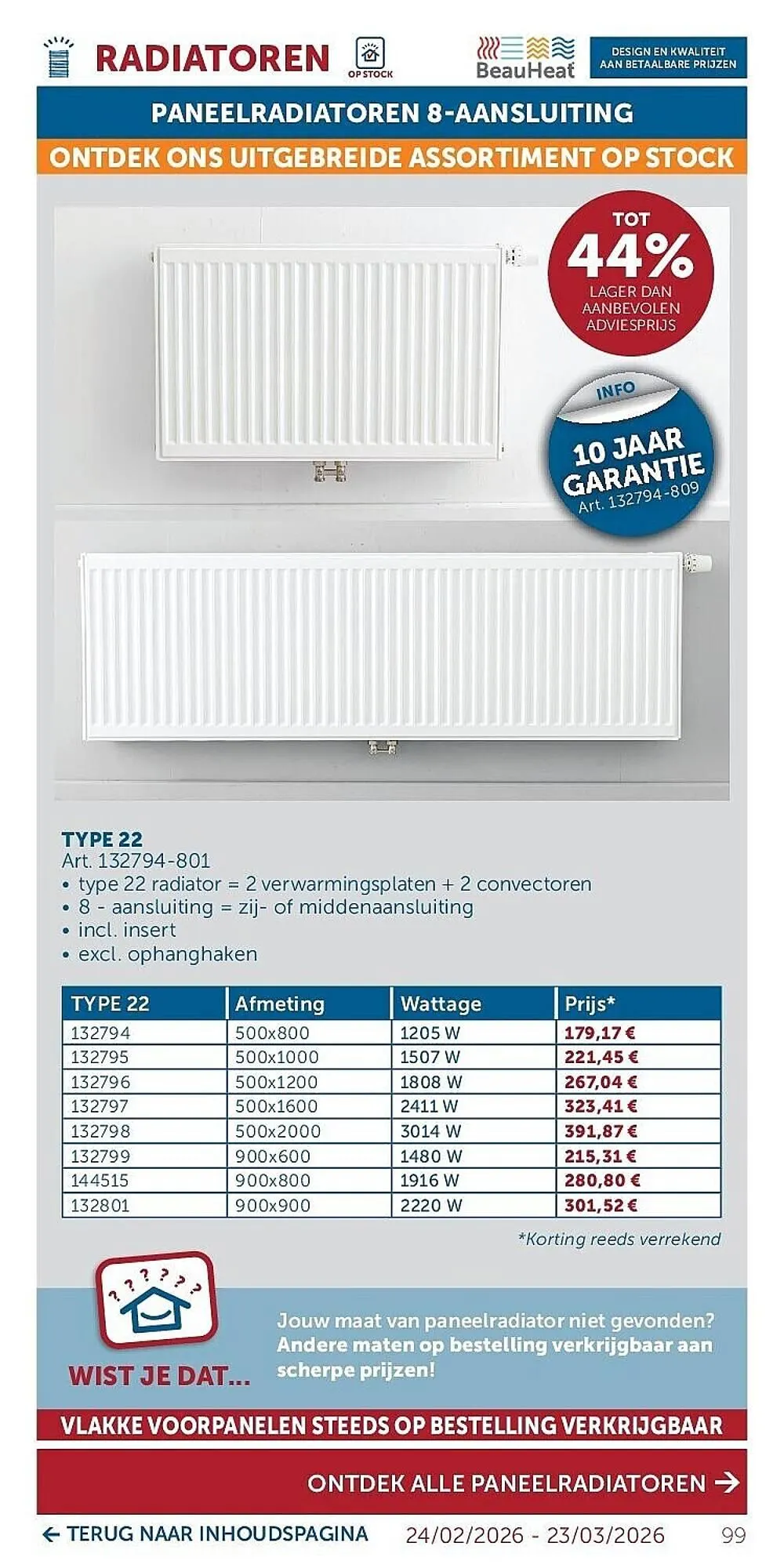 Zelfbouwmarkt folder van 24 februari tot 23 maart 2026 - folder pagina 99