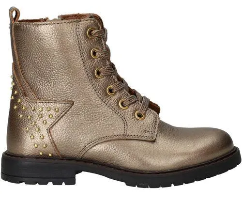 IK-KE Veterboots Goud Meisjes
