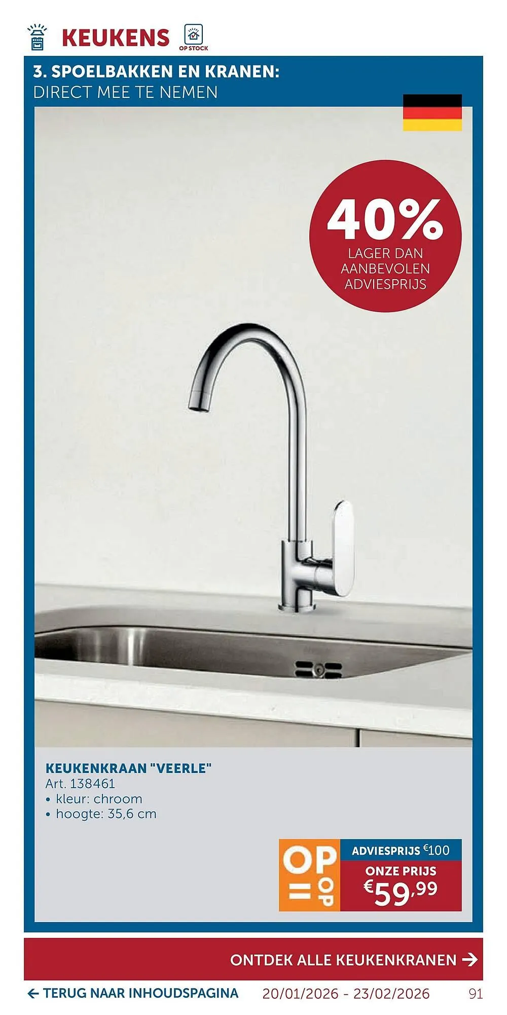 Zelfbouwmarkt folder van 20 januari tot 23 februari 2026 - folder pagina 91