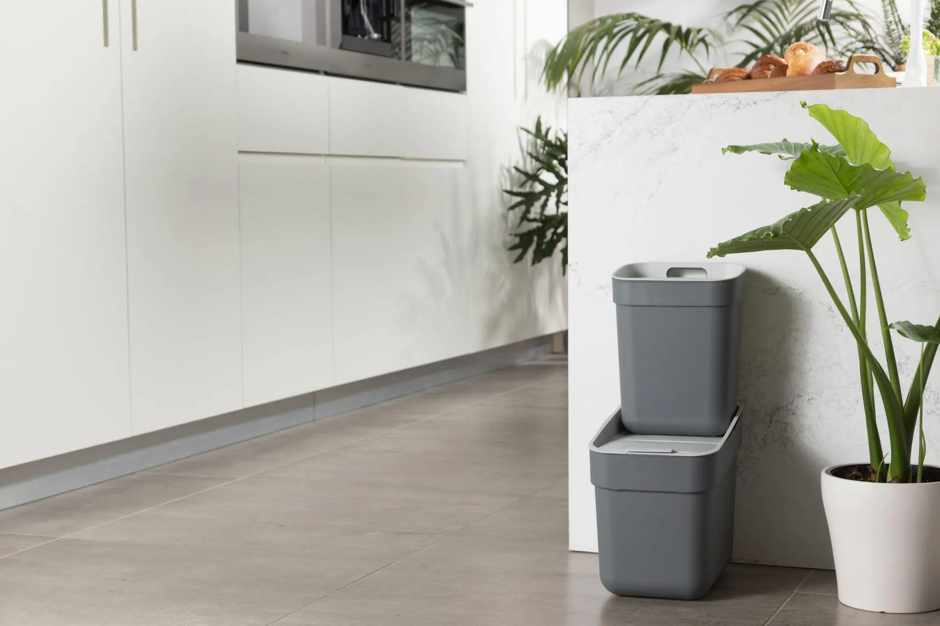 Afvalemmer READY TO COLLECT 30l Grijs