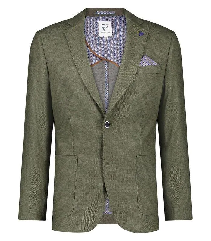 Jersey Colbert Birdseye Groen