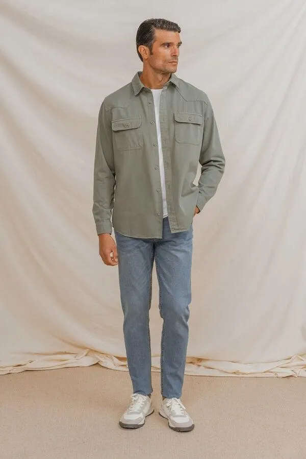 Sobrecamisa de algodón