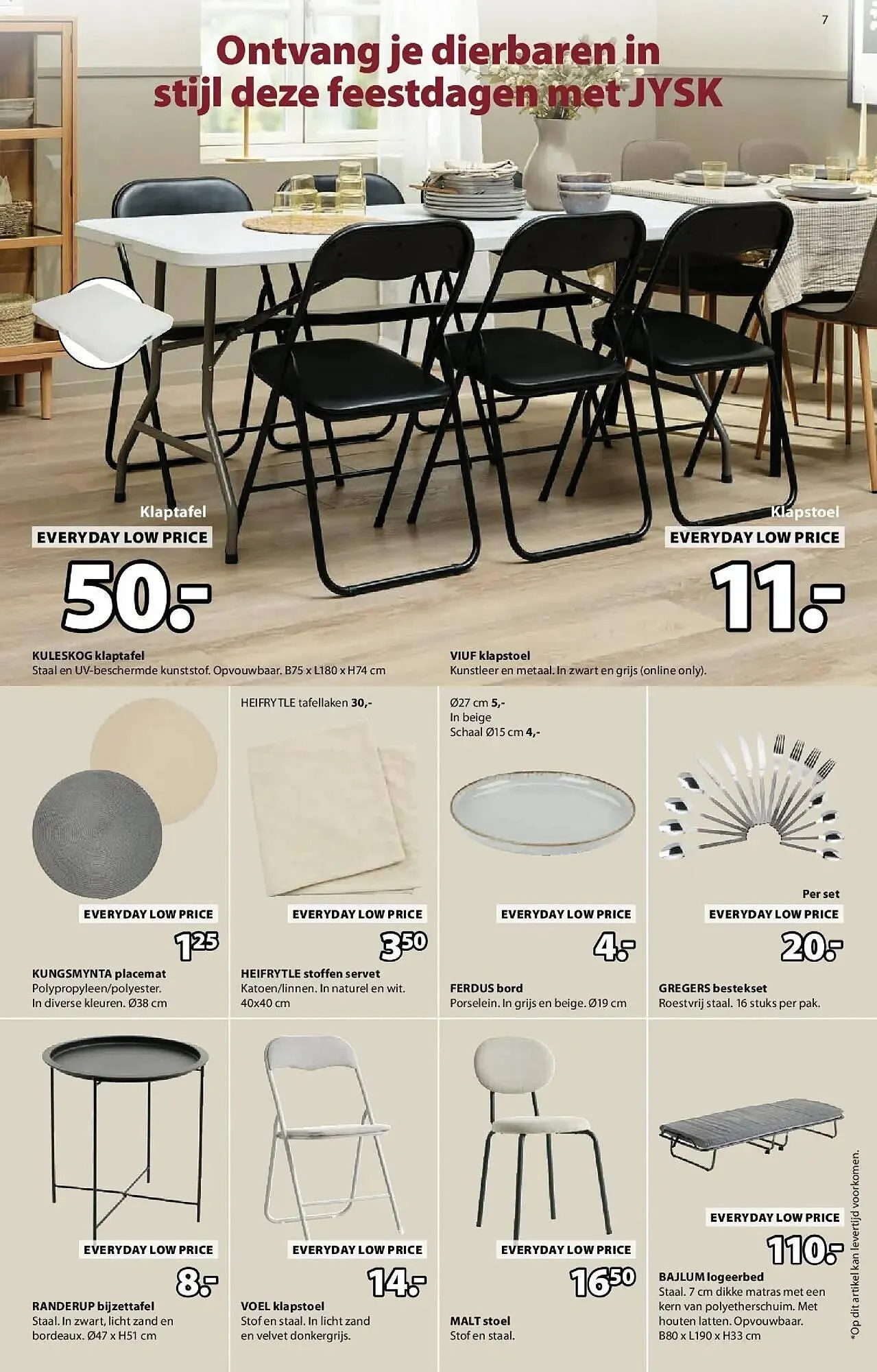 Jysk folder van 7 december tot 1 januari 2026 - folder pagina 7