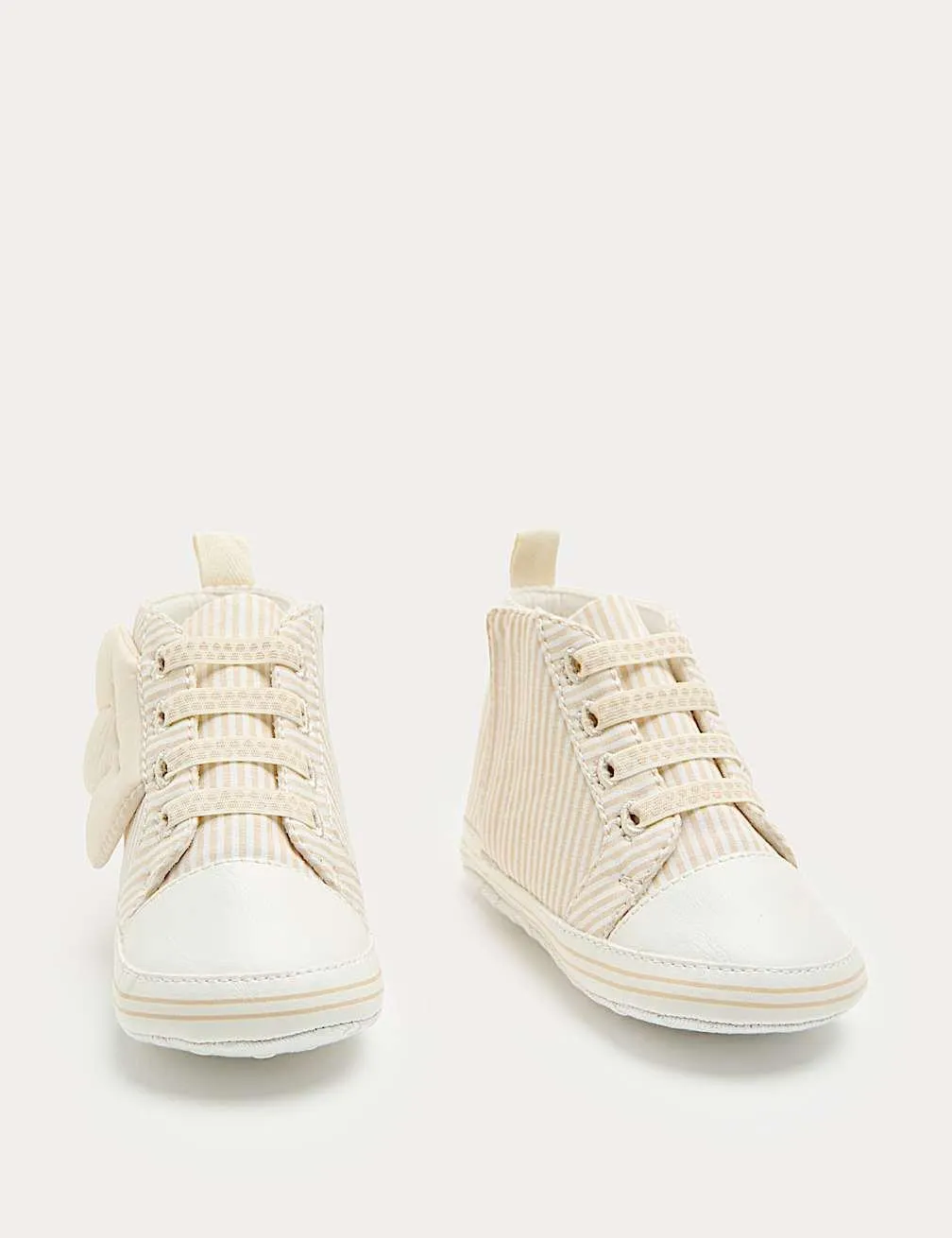 Baby Novelty Wing High Top Trainer Pram Shoes (0-18 Months)