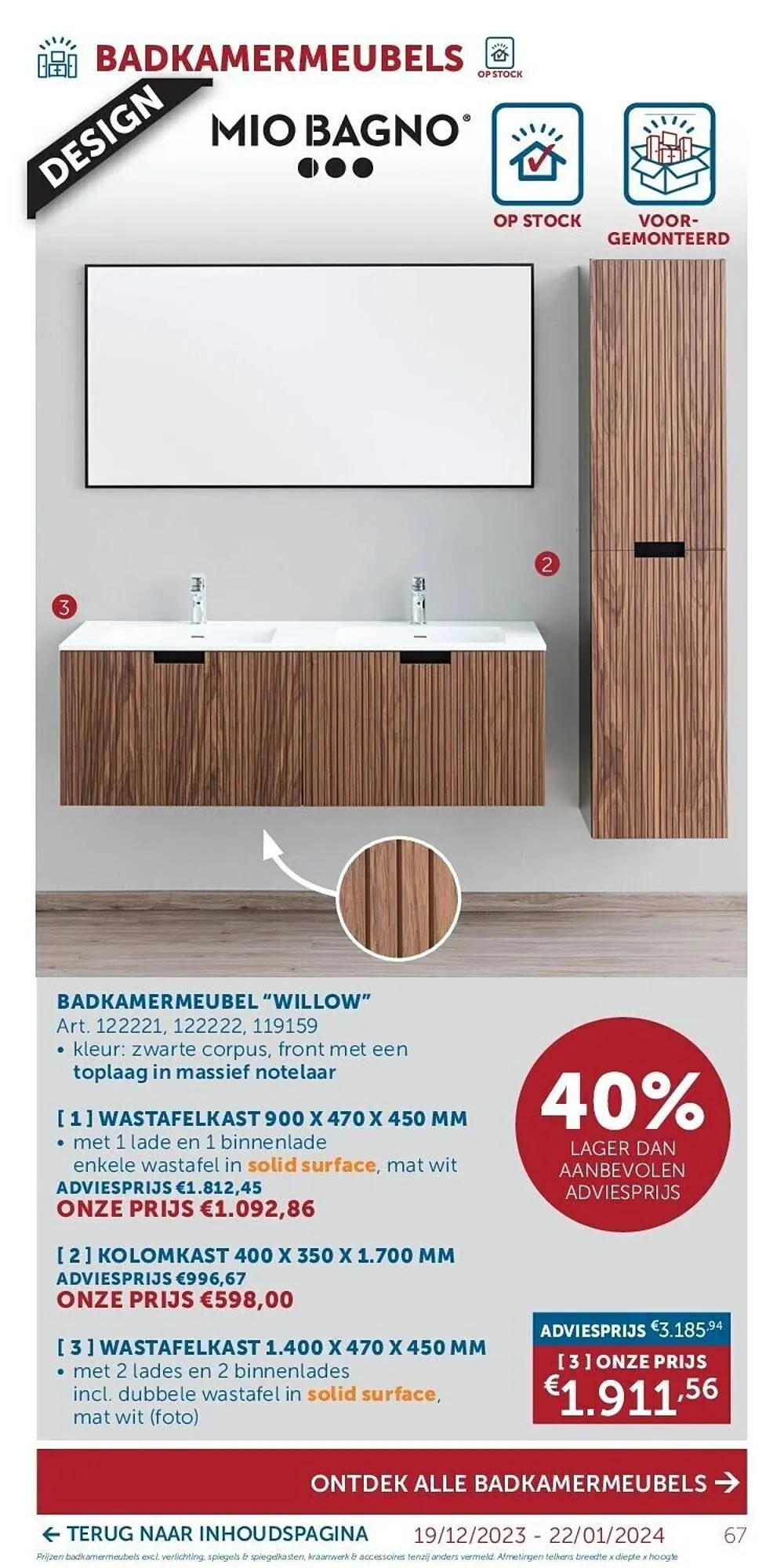 Zelfbouwmarkt folder van 19 december tot 22 januari 2024 - folder pagina 67