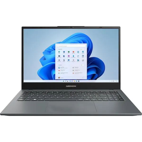 MEDION® AKOYA® E15423 | Intel® Core™ i3-1115G4 | Windows 11 Home | 39,6 cm (15,6'') FHD-beeldscherm | 256 GB SSD | 8 GB RAM | laptop