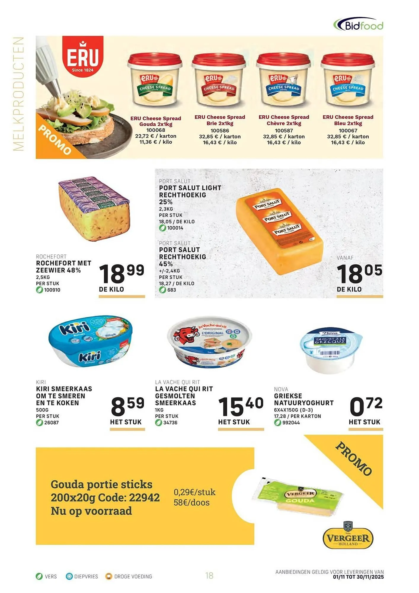 Bidfood folder van 31 oktober tot 30 november 2025 - folder pagina 18
