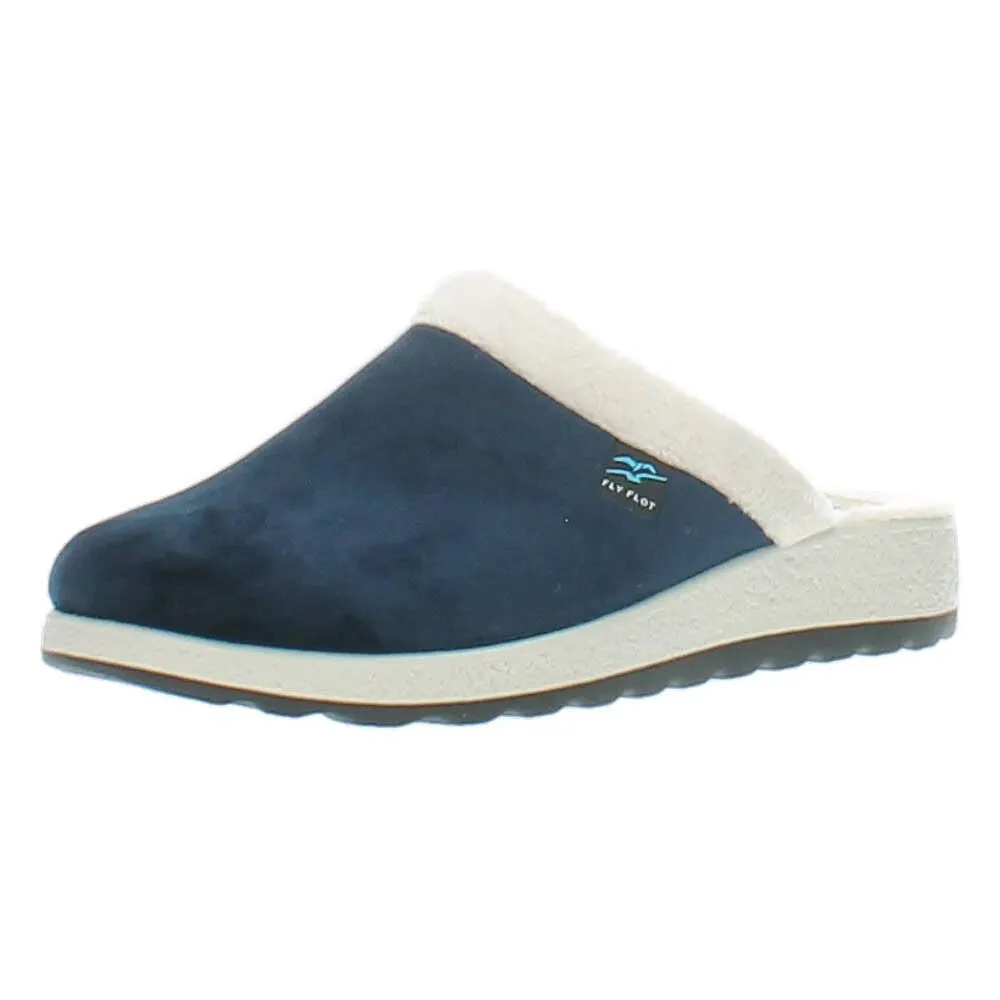 donkerblauwe pantoffel