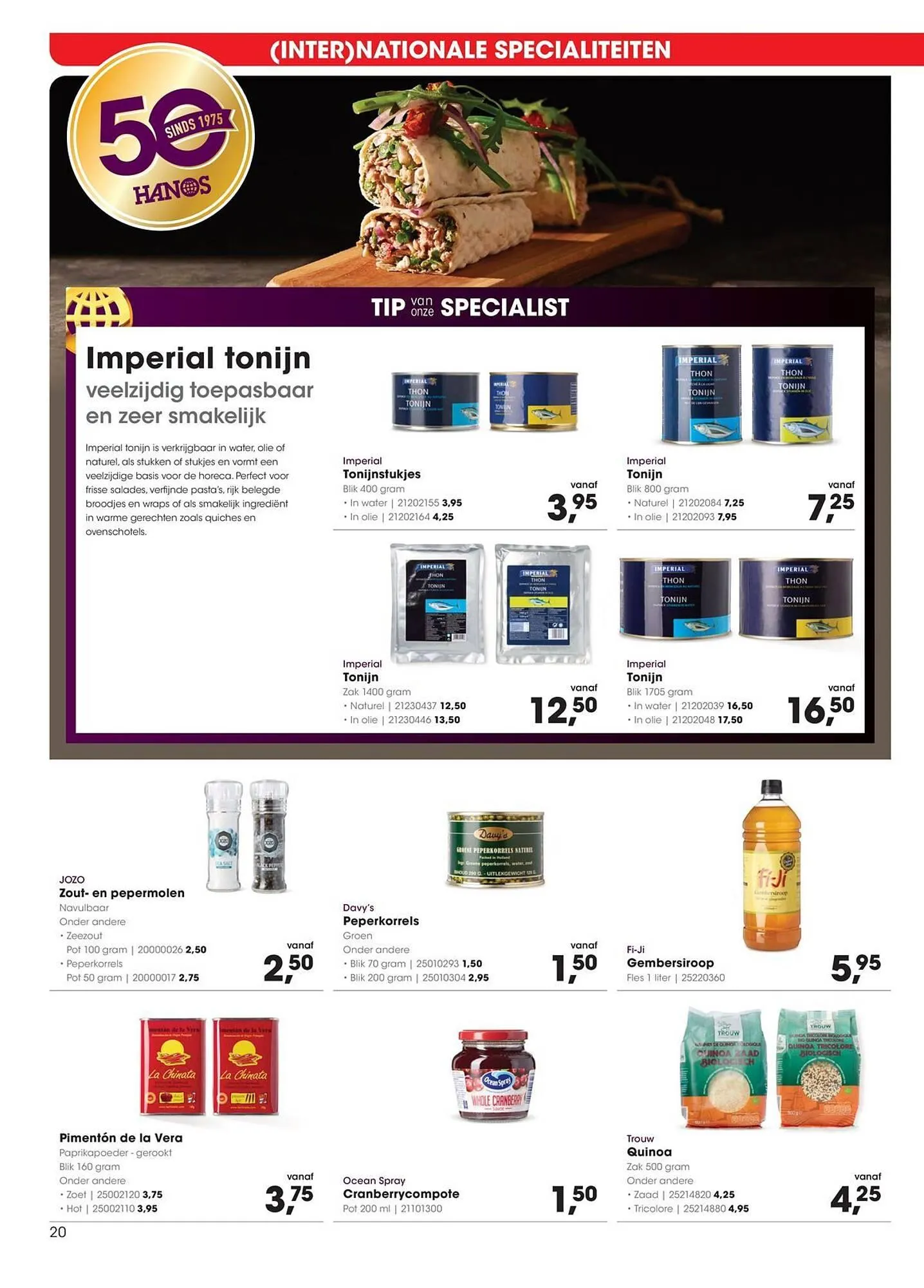 Hanos folder van 20 oktober tot 2 november 2025 - folder pagina 20