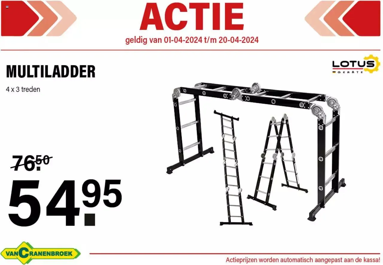 Van Cranenbroek folder / publicité van 20 april tot 7 april 2024 - folder pagina 7