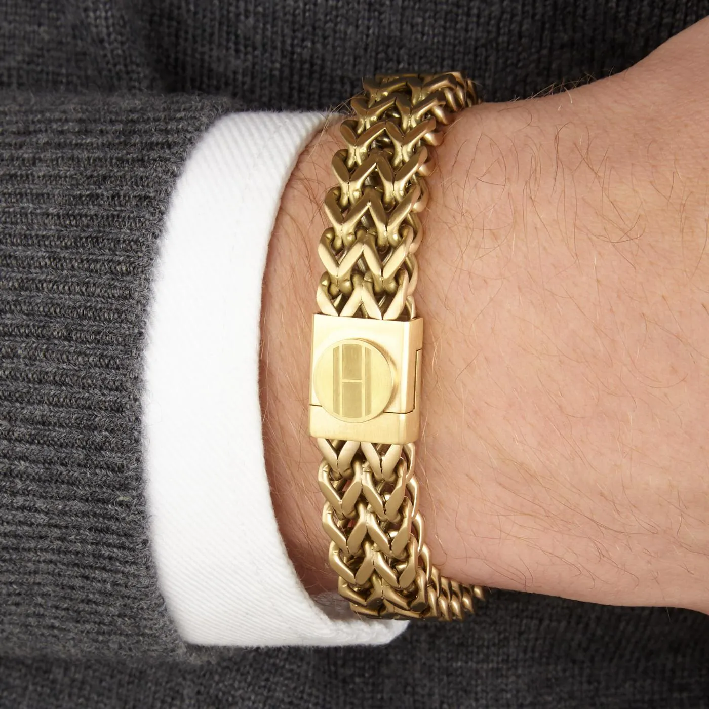 Goudkleurige Denim Armband TJ2790246 (Lengte: 20.00 cm)