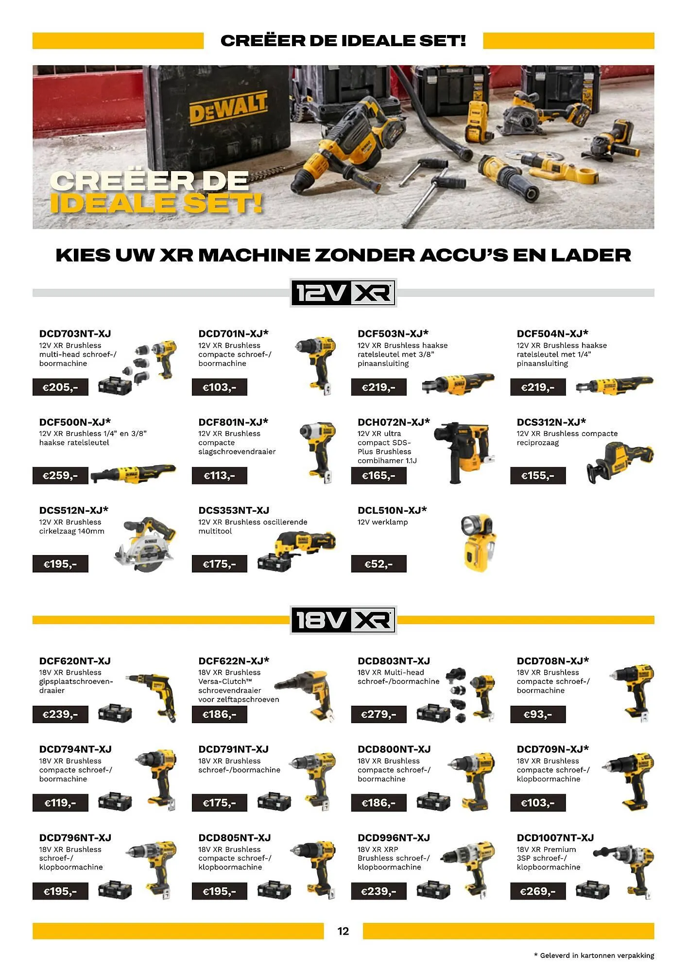 DeWALT folder van 1 februari tot 31 mei 2026 - folder pagina 12