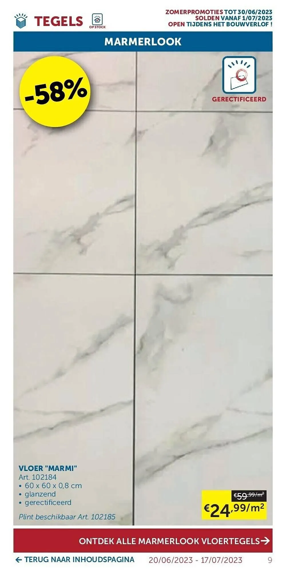 Zelfbouwmarkt folder van 20 juni tot 17 juli 2023 - folder pagina 9