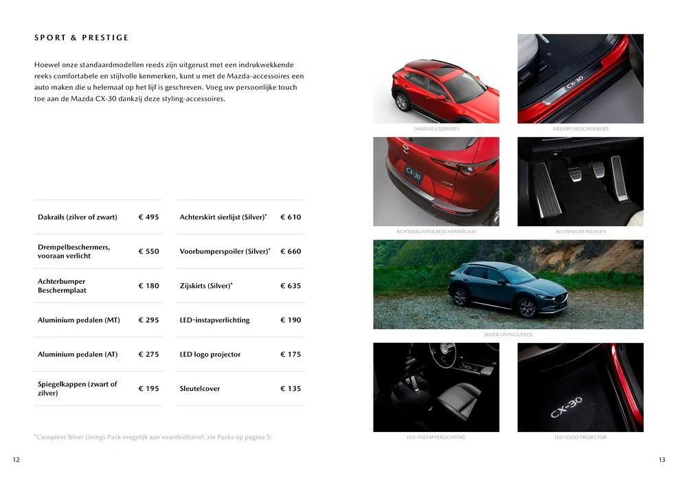 MAZDA CX-30 BROCHURE ACCESSOIRES van 13 oktober tot 13 oktober 2024 - folder pagina 7