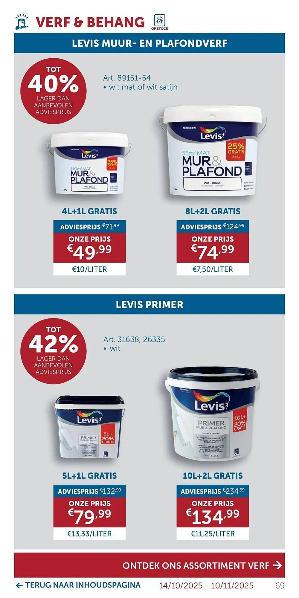 Zelfbouwmarkt folder van 14 oktober tot 10 november 2025 - folder pagina 69