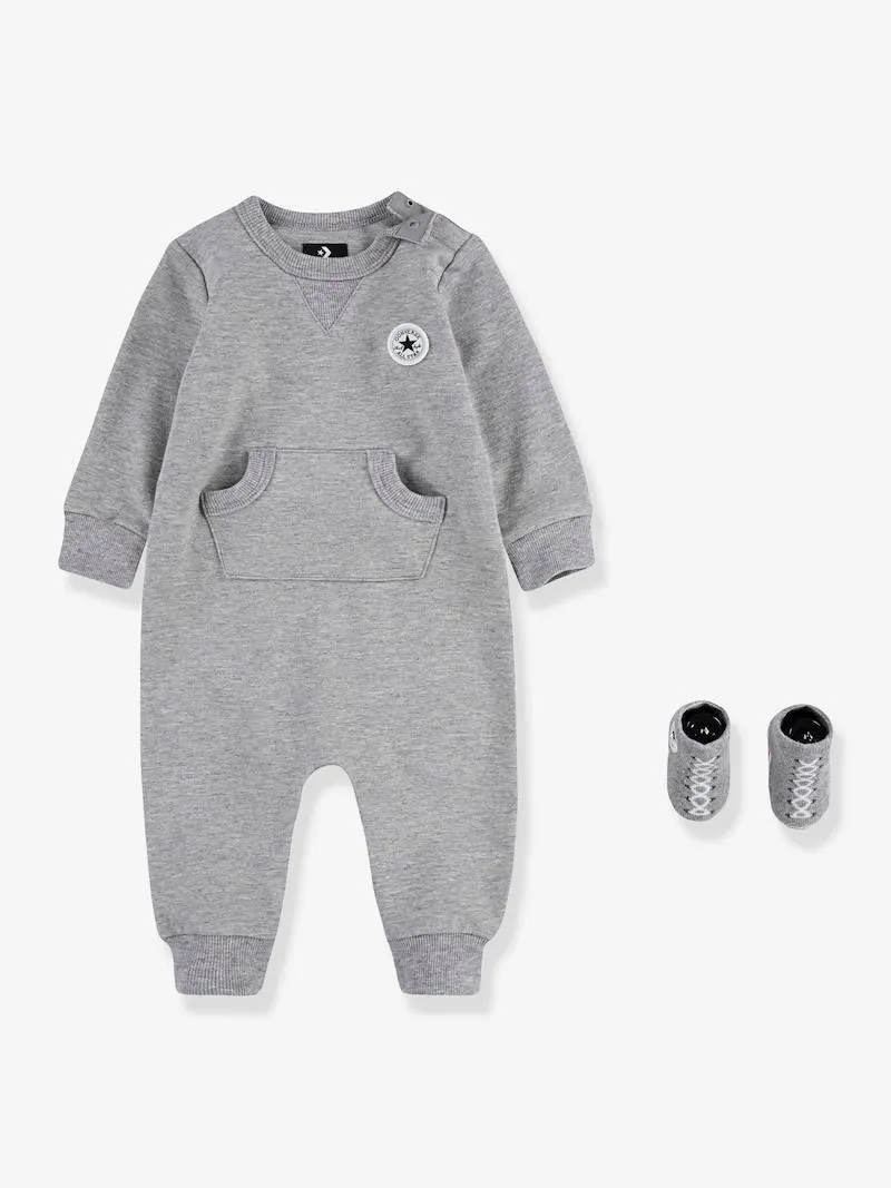 Set 2 pièces combinaison + chaussettes Lil Chuck - gris