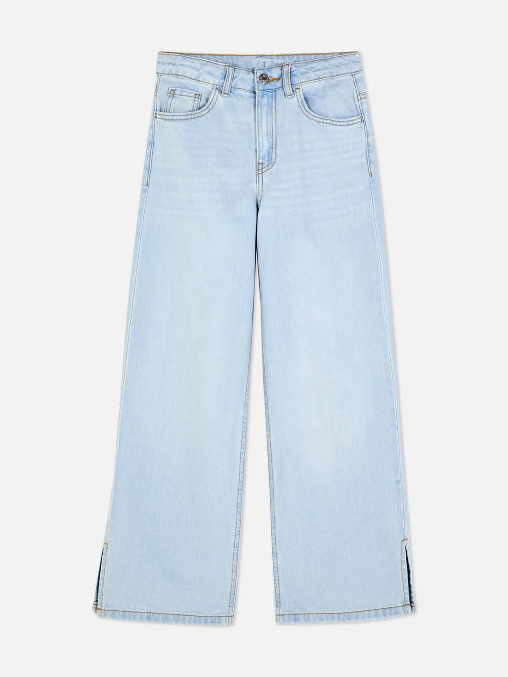 7-15 ans | Jean large fendu à l'ourlet