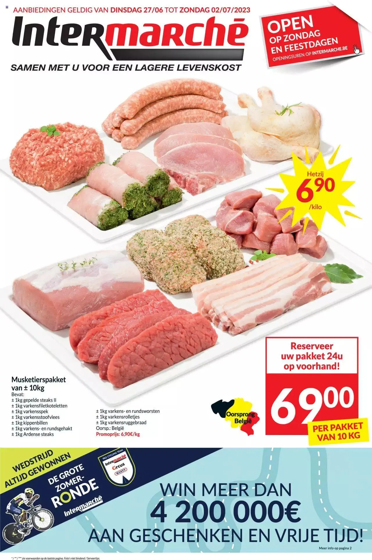 Intermarché folder week 26 van 2 juli tot 31 december 2023 - folder pagina 1