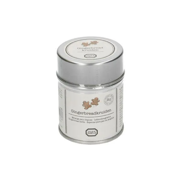 Gingerbreadkruiden, biologisch, blikje, 35 g
