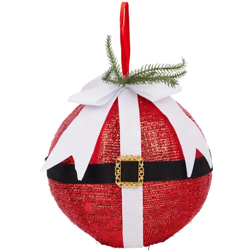 Kerstbal met verlichting