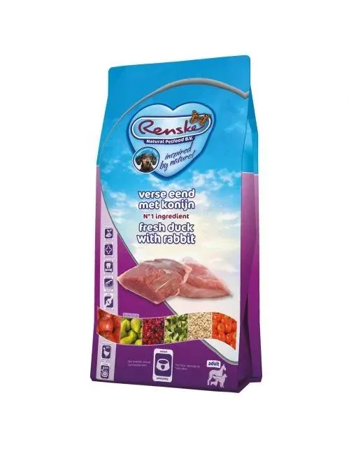 Renske Adult Eend&Konijn - Hondenvoer