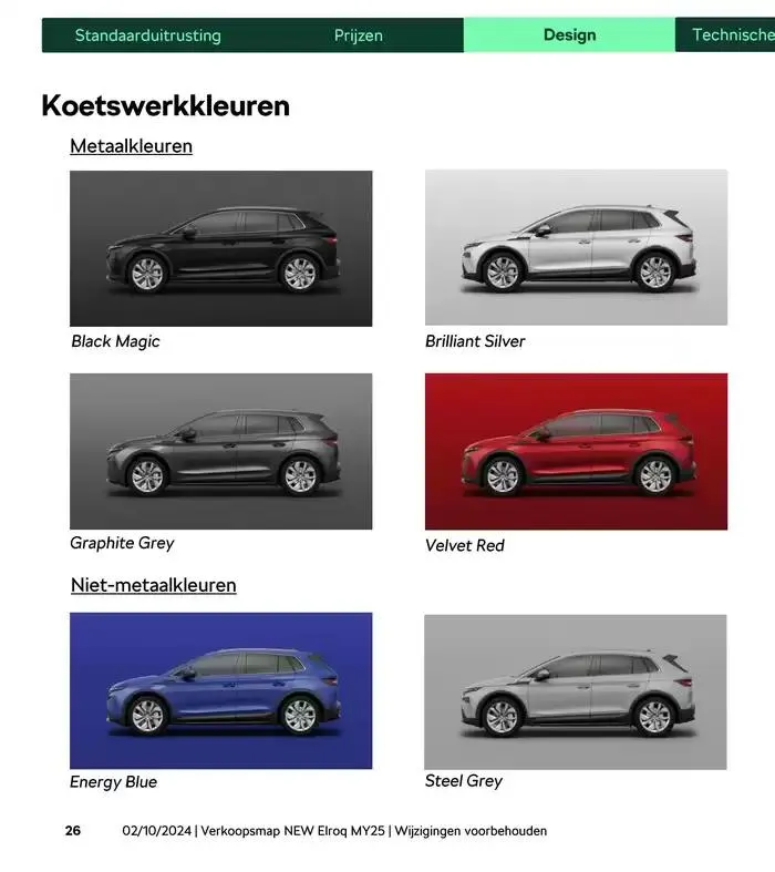 Price List van 31 december tot 31 december 2025 - folder pagina 51