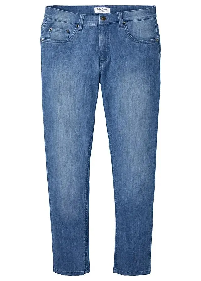 Jean slim extensible et léger, droit