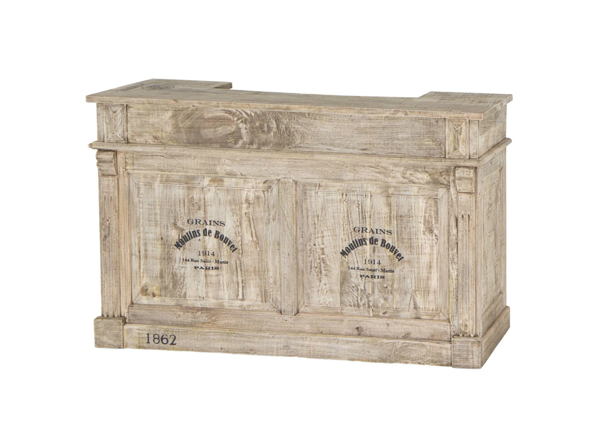 Barkast Troll 180cm - mango massief - naturel