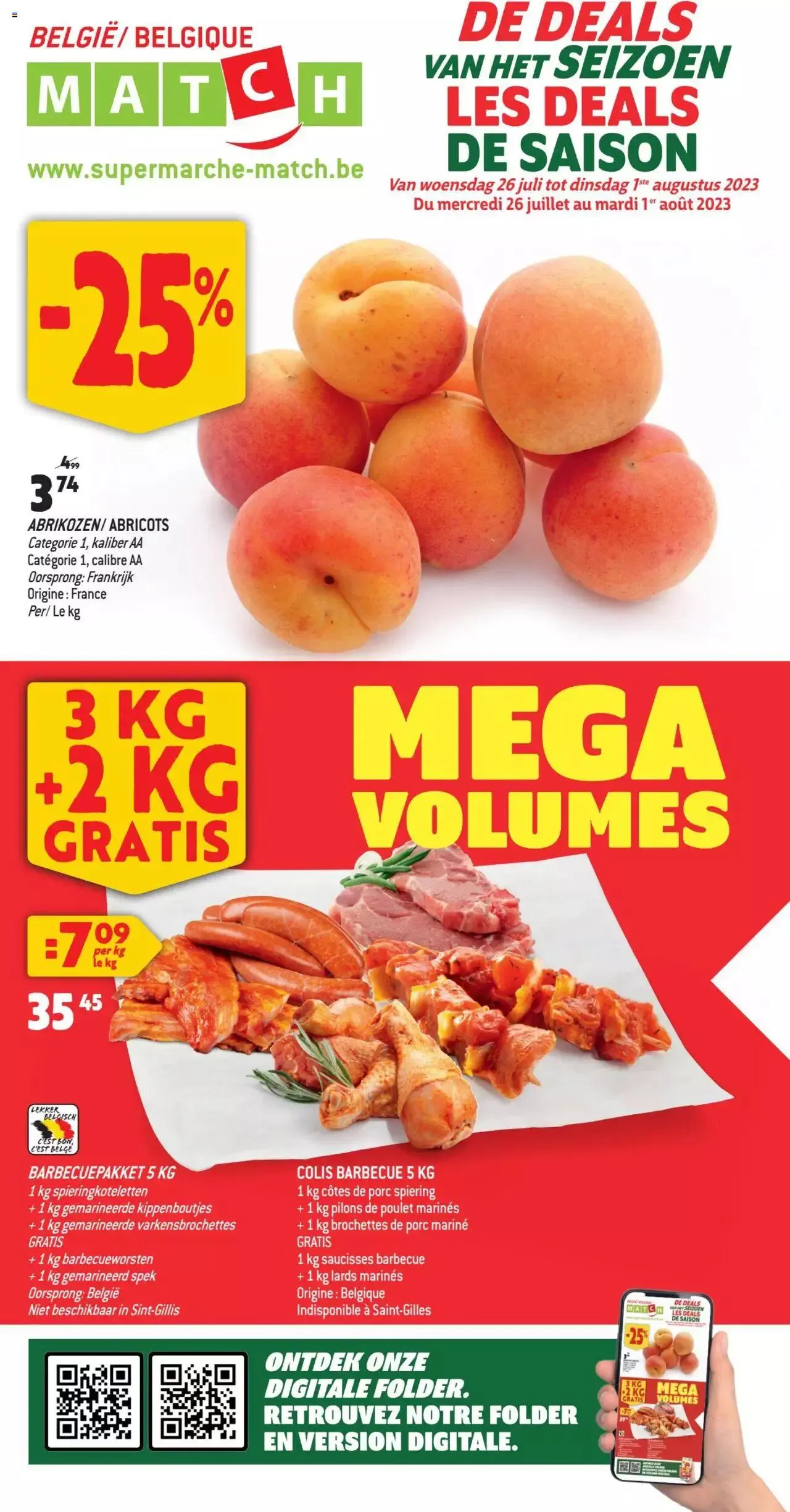 Match Supermarché folder / publicité - 0