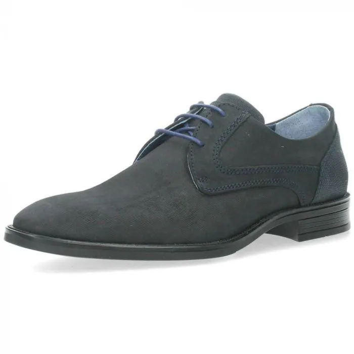 Blauwe veterschoenen