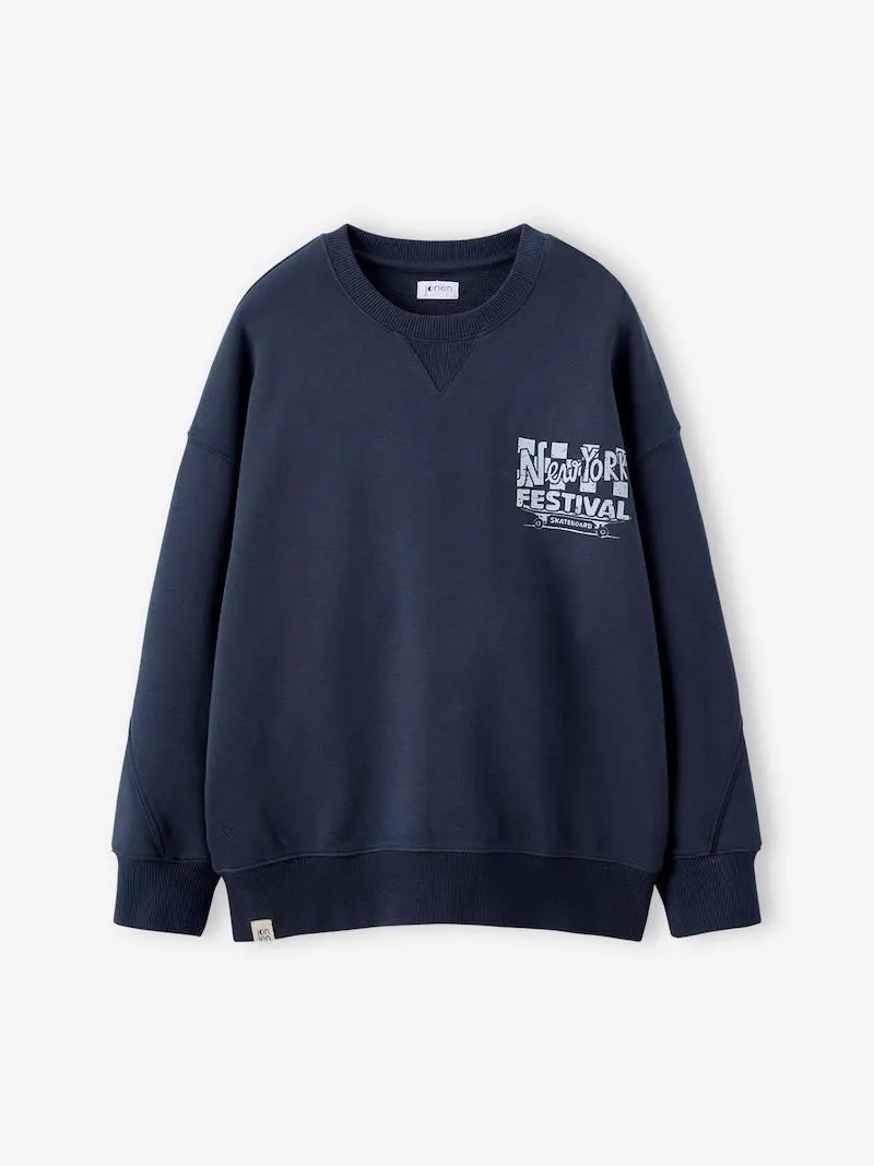 Sweat loose effet délavé - noir