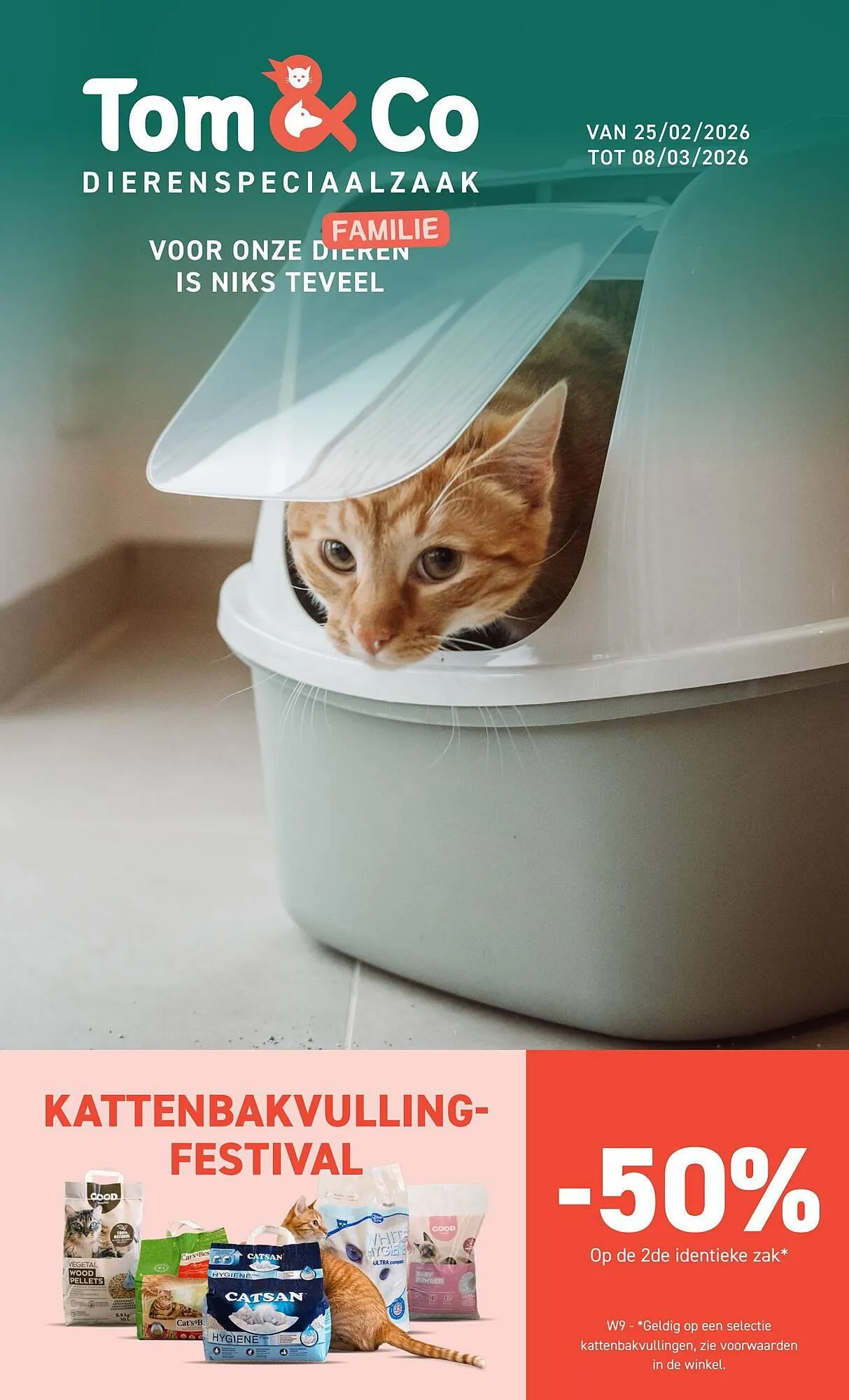 Tom&Co folder van 25 februari tot 8 maart 2026 - folder pagina 1