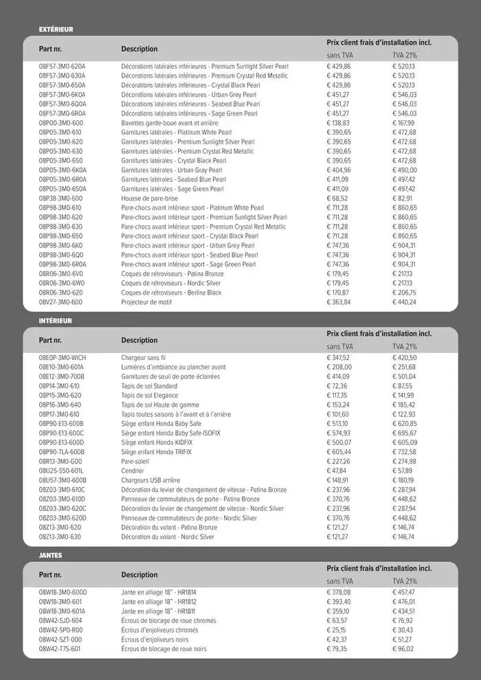 Accessoires HR-V van 12 februari tot 12 februari 2026 - folder pagina 2