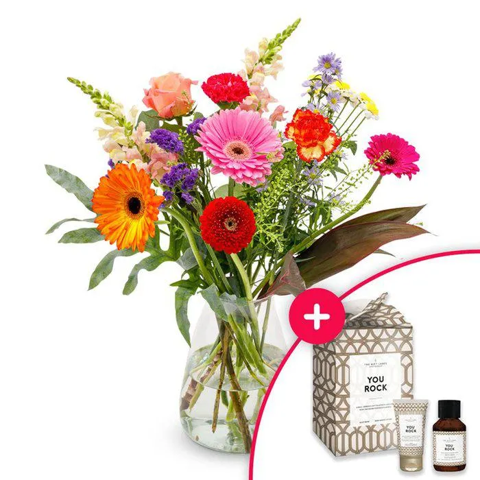 Boeket Stralend | You Rock suprise box