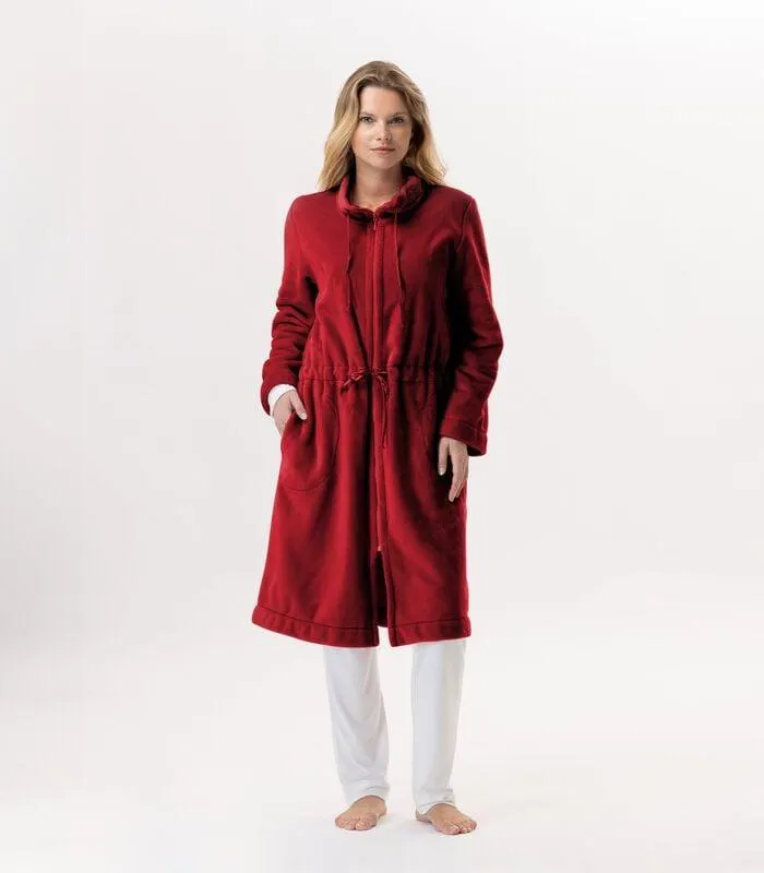 ESSENTIEL 853 pluche flanellen ritsjack