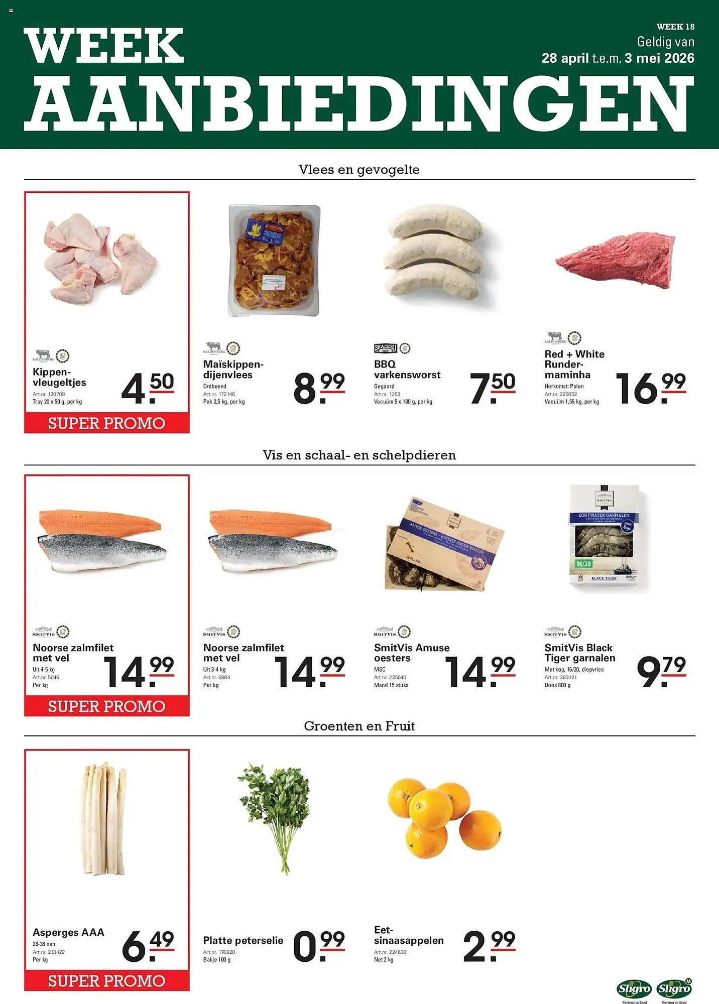 Sligro folder van 28 april tot 3 mei 2026 - folder pagina 1
